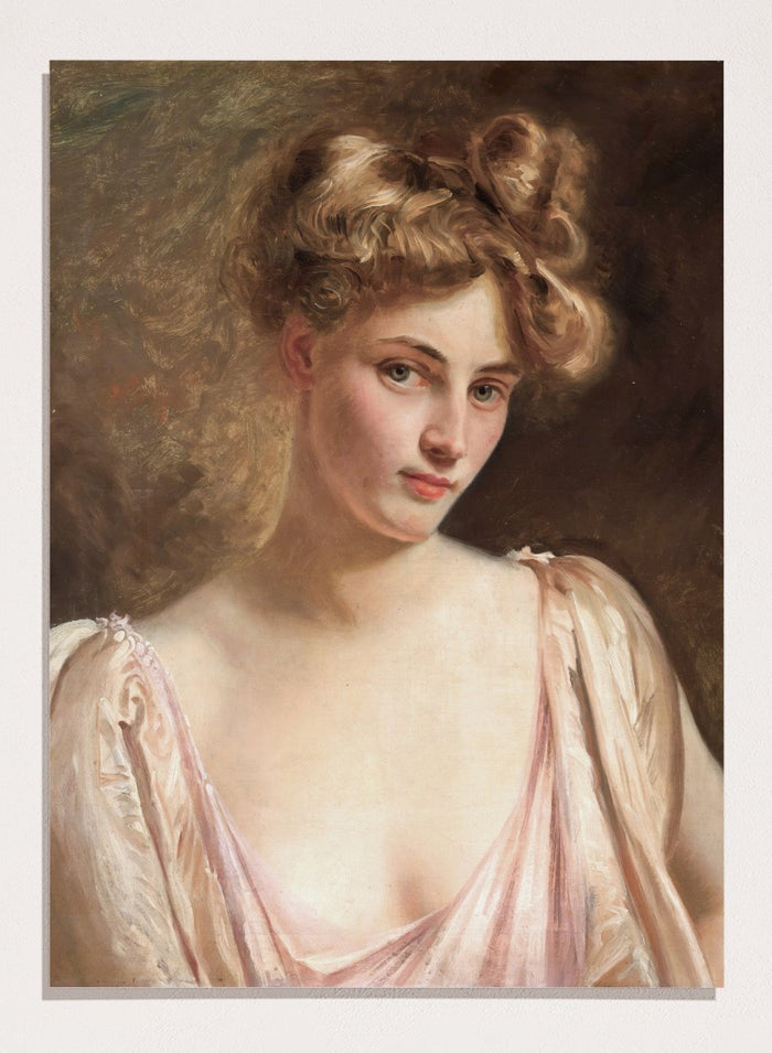 "A Blonde Beauty" Art Print_Sugar & Canvas_Gustave Jean Jacquet