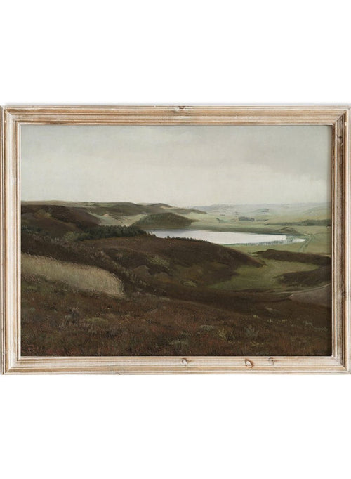 "A Landscape near Bryrup, Jutland" Art Print_Sugar & Canvas_Laurits Andersen Ring