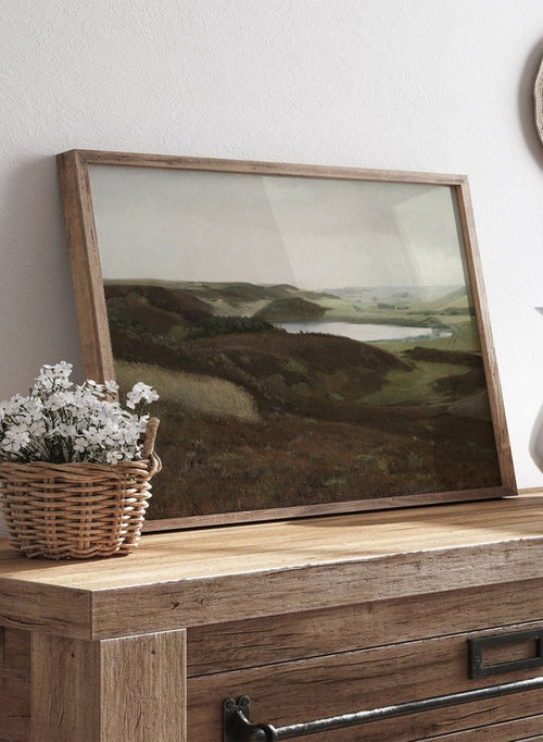 "A Landscape near Bryrup, Jutland" Art Print_Sugar & Canvas_Laurits Andersen Ring