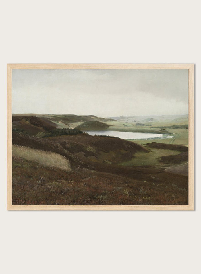 "A Landscape near Bryrup, Jutland" Art Print_Sugar & Canvas_Laurits Andersen Ring