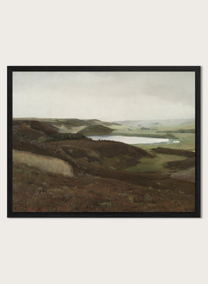 "A Landscape near Bryrup, Jutland" Art Print_Sugar & Canvas_Laurits Andersen Ring