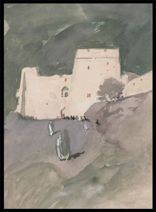 "A Moorish Citadel" Art Print_Sugar & Canvas_Hercules Brabazon Brabazon