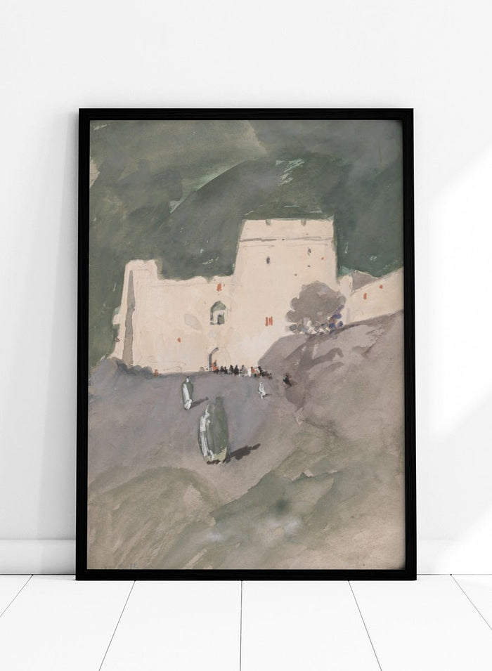 "A Moorish Citadel" Art Print_Sugar & Canvas_Hercules Brabazon Brabazon
