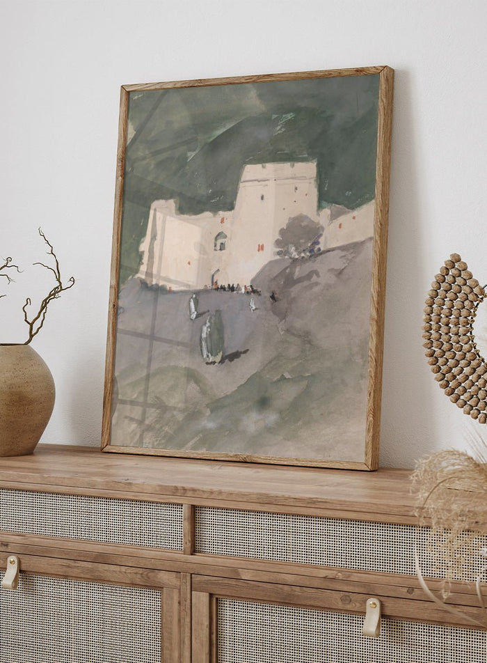 "A Moorish Citadel" Art Print_Sugar & Canvas_Hercules Brabazon Brabazon