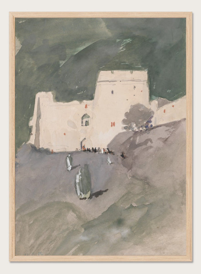 "A Moorish Citadel" Art Print_Sugar & Canvas_Hercules Brabazon Brabazon
