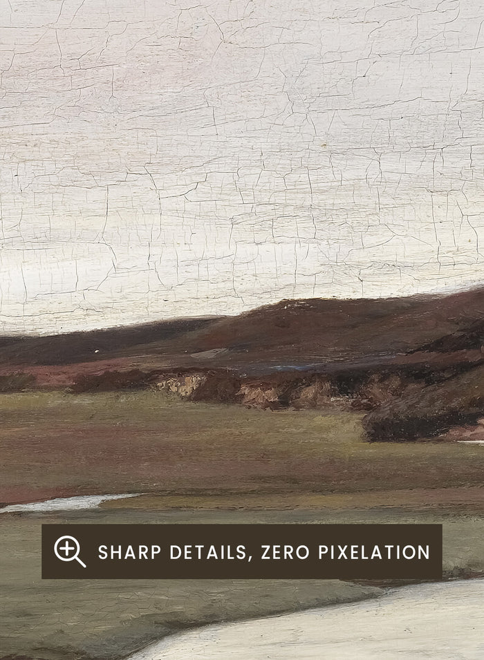 "A Summer's Day by the River Karup" Art Print