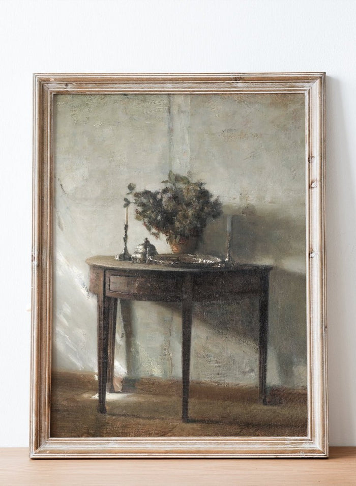 "A Sunlit Interior" Art Print_Sugar & Canvas_Carl Holsøe