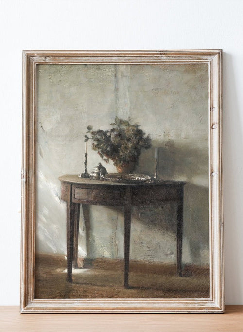"A Sunlit Interior" Art Print_Sugar & Canvas_Carl Holsøe