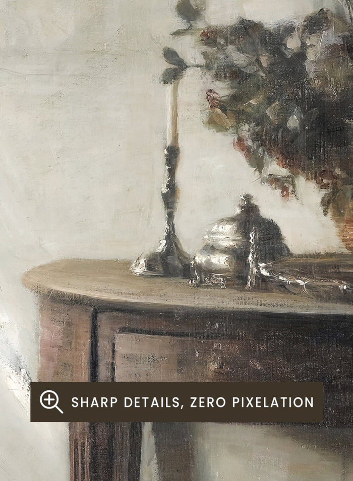 "A Sunlit Interior" Art Print_Sugar & Canvas_Carl Holsøe
