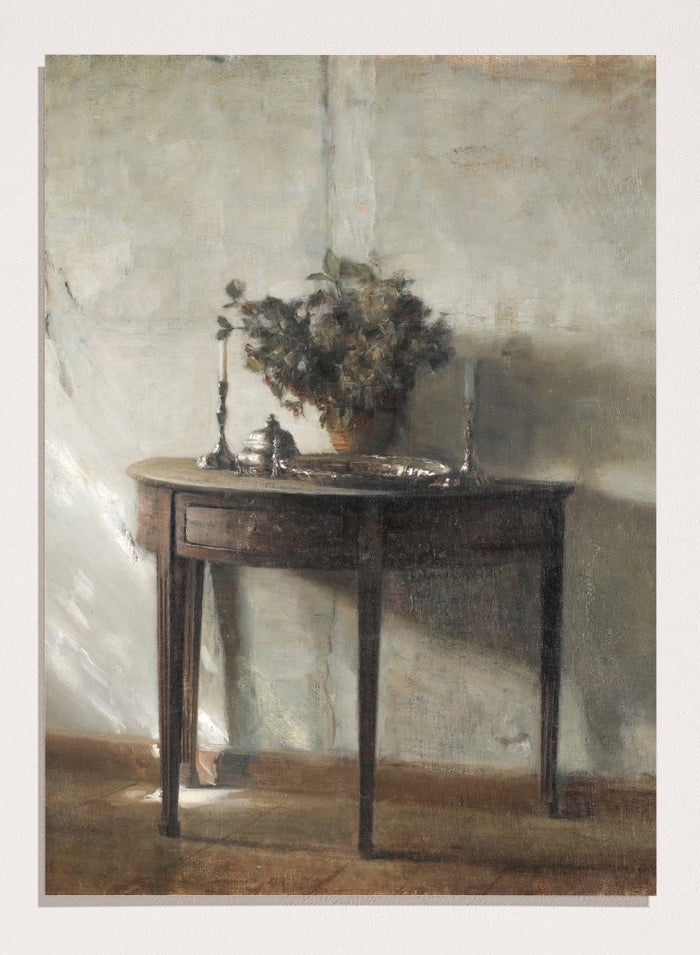 "A Sunlit Interior" Art Print_Sugar & Canvas_Carl Holsøe