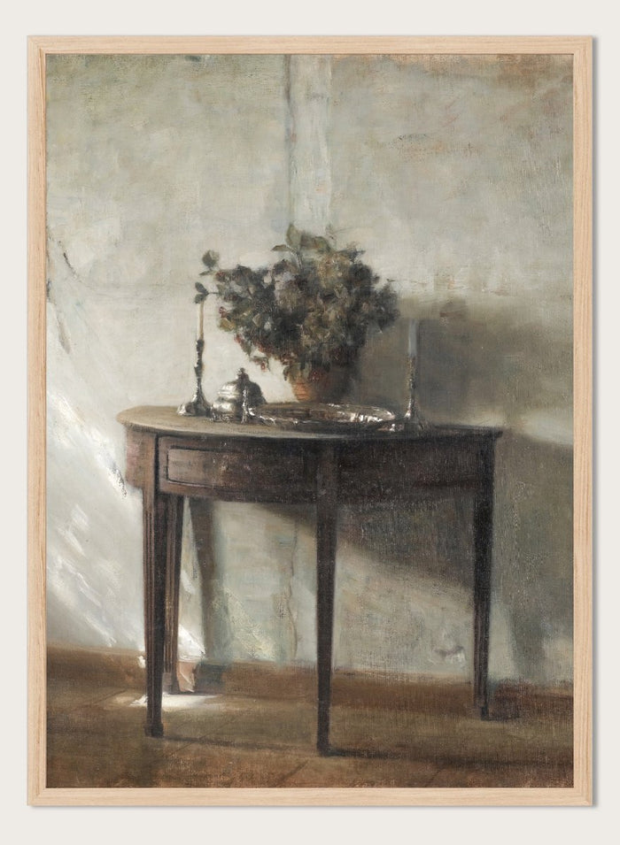 "A Sunlit Interior" Art Print_Sugar & Canvas_Carl Holsøe