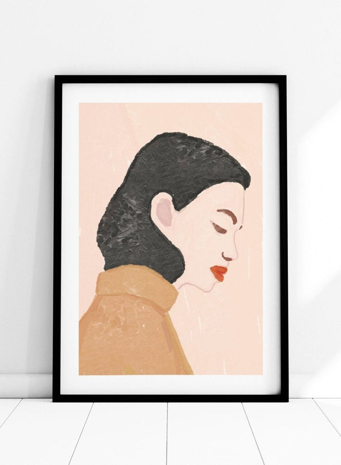'A Thought Unspoken' Aesthetic Art Print_Sugar & Canvas_Sugar & Canvas