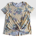 Above and Beyond Preowned great condition Size M yellow/multi Top
