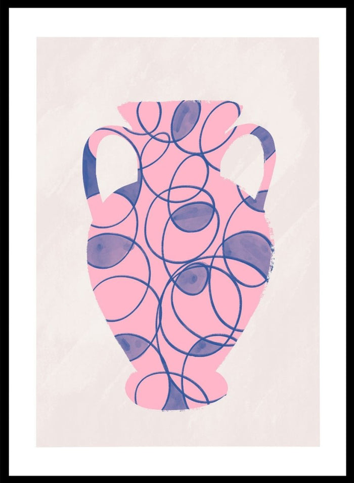 'Abstract Amphora' Aesthetic Art Print_Sugar & Canvas_Sugar & Canvas