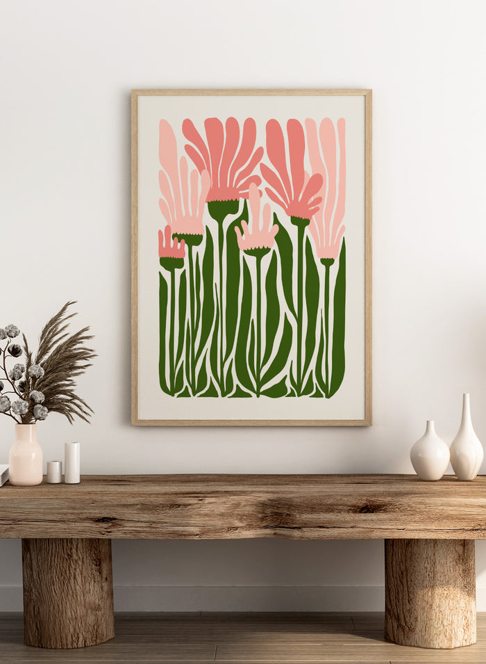 Abstract Botanical Art Print #FM100