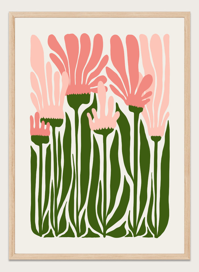 Abstract Botanical Art Print #FM100