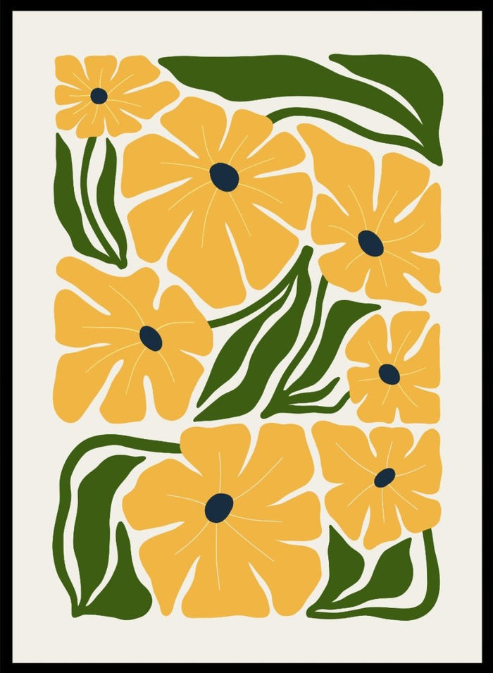 Abstract Botanical Art Print FM143_Sugar & Canvas_Sugar & Canvas