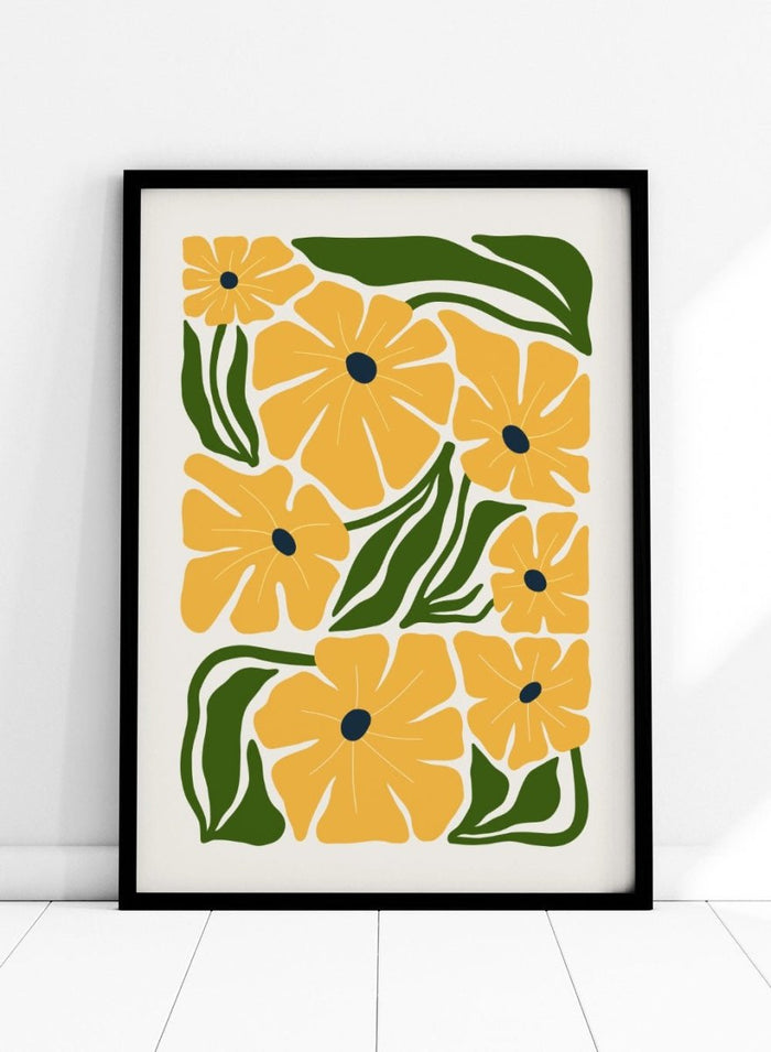 Abstract Botanical Art Print FM143_Sugar & Canvas_Sugar & Canvas