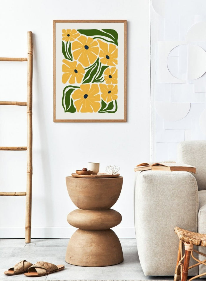 Abstract Botanical Art Print FM143_Sugar & Canvas_Sugar & Canvas