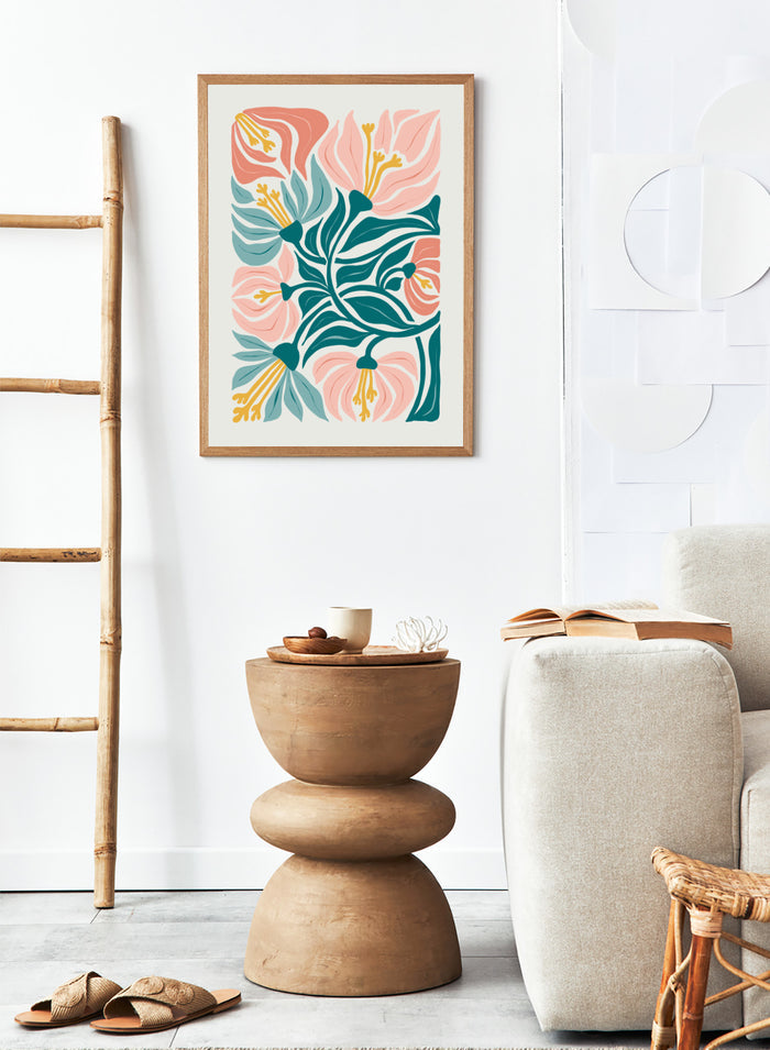 Abstract Botanical Art Print #FM93