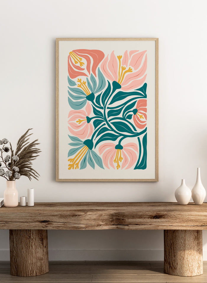 Abstract Botanical Art Print #FM93