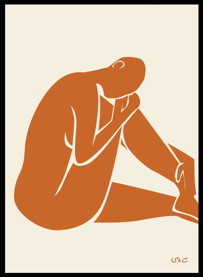 Abstract Figure Art Print WP02_Sugar & Canvas