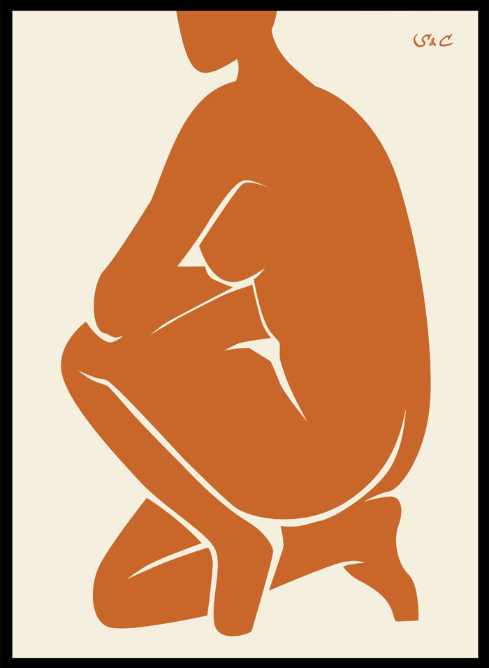 Abstract Figure Art Print WP03_Sugar & Canvas