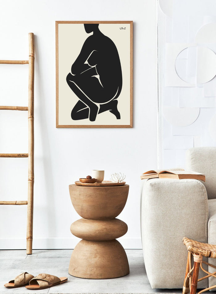 Abstract Figure Art Print WP03_Sugar & Canvas