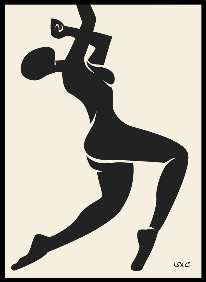 Abstract Figure Art Print WP04_Sugar & Canvas