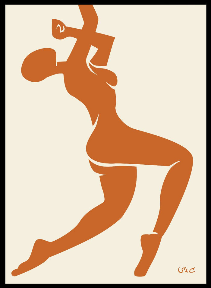 Abstract Figure Art Print WP04_Sugar & Canvas