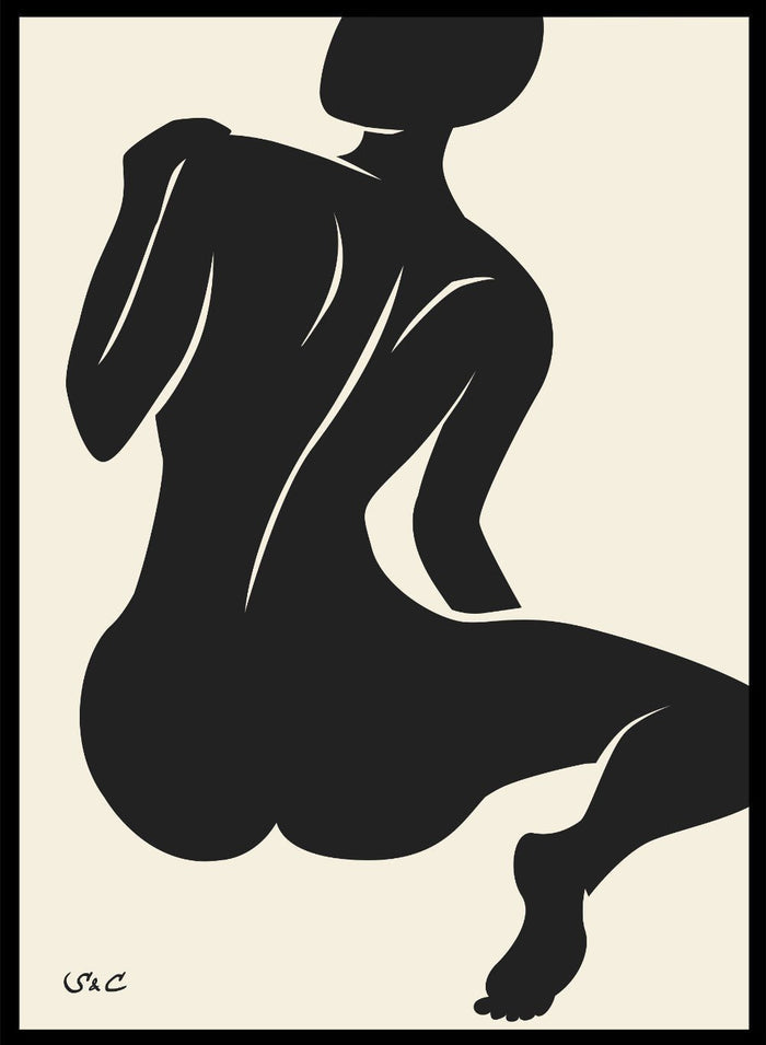 Abstract Figure Art Print WP09_Sugar & Canvas