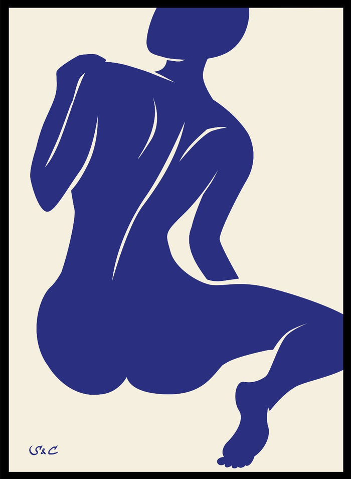 Abstract Figure Art Print WP09Sugar & Canvas