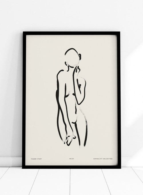 "Abstract Figure" Art Print_Sugar & Canvas_Sugar & Canvas