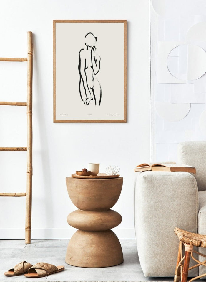 "Abstract Figure" Art Print_Sugar & Canvas_Sugar & Canvas