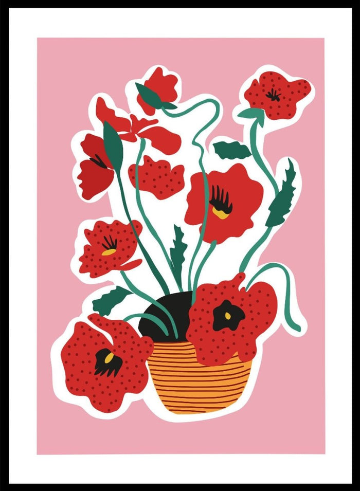 Abstract Flowers Art Print_Sugar & Canvas_Sugar & Canvas