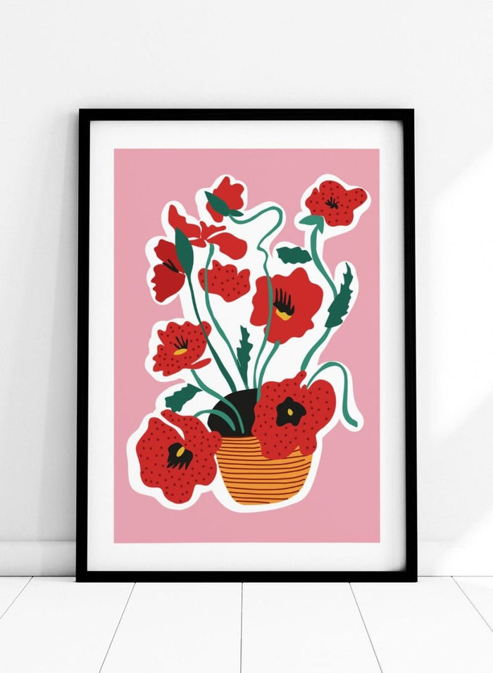 Abstract Flowers Art Print_Sugar & Canvas_Sugar & Canvas