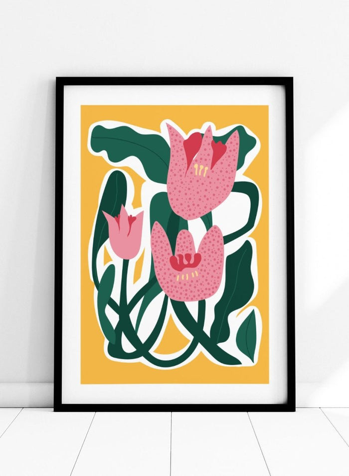 Abstract Flowers Art Print_Sugar & Canvas_Sugar & Canvas