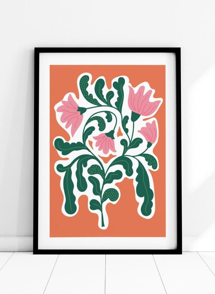 Abstract Flowers Art Print_Sugar & Canvas_Sugar & Canvas