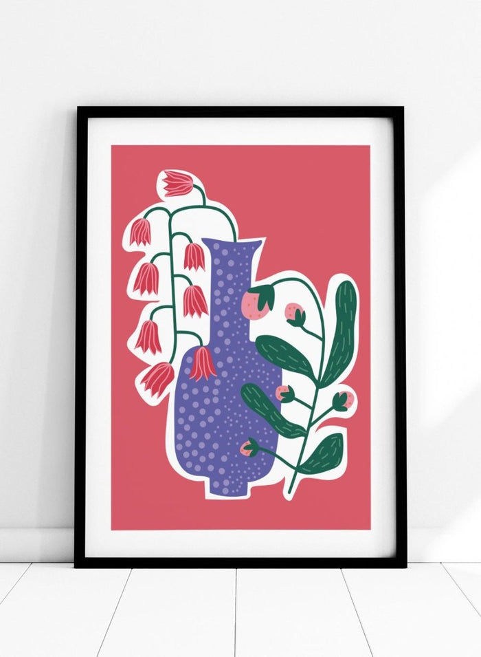 Abstract Flowers Art Print_Sugar & Canvas_Sugar & Canvas