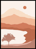 Abstract Landscape Art Print_Sugar & Canvas