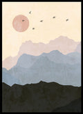 Abstract Mountains Art Print_Sugar & Canvas