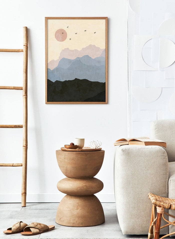 Abstract Mountains Art Print_Sugar & Canvas