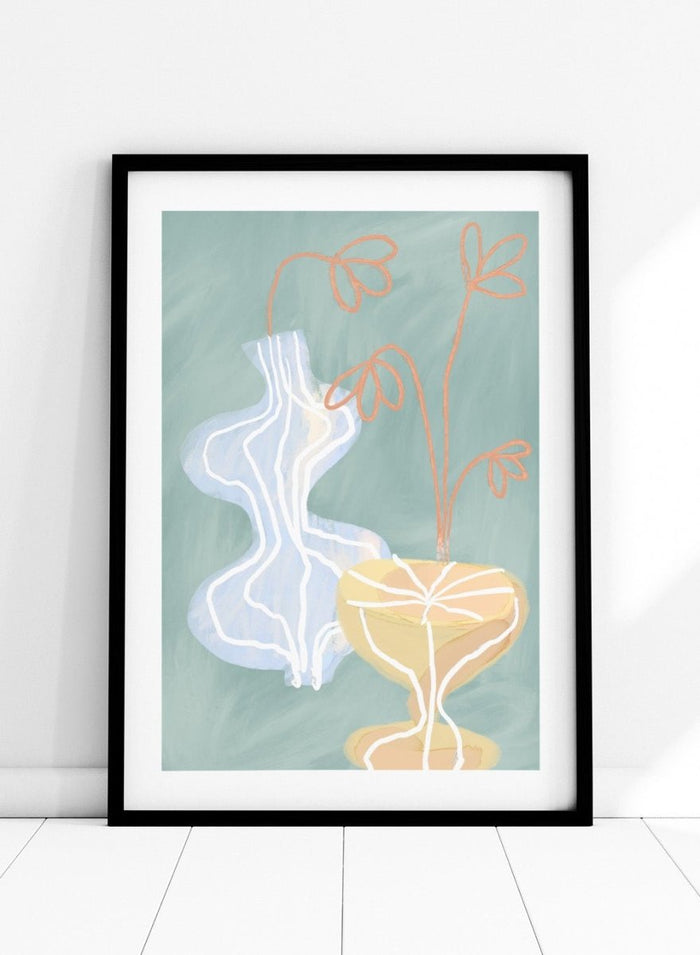 ‘Abstract Silhouettes’ Aesthetic Art Print_Sugar & Canvas_Sugar & Canvas