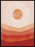 Abstract Sun & Mountains Art Print_Sugar & Canvas