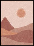 Abstract Sunset Art Print_Sugar & Canvas