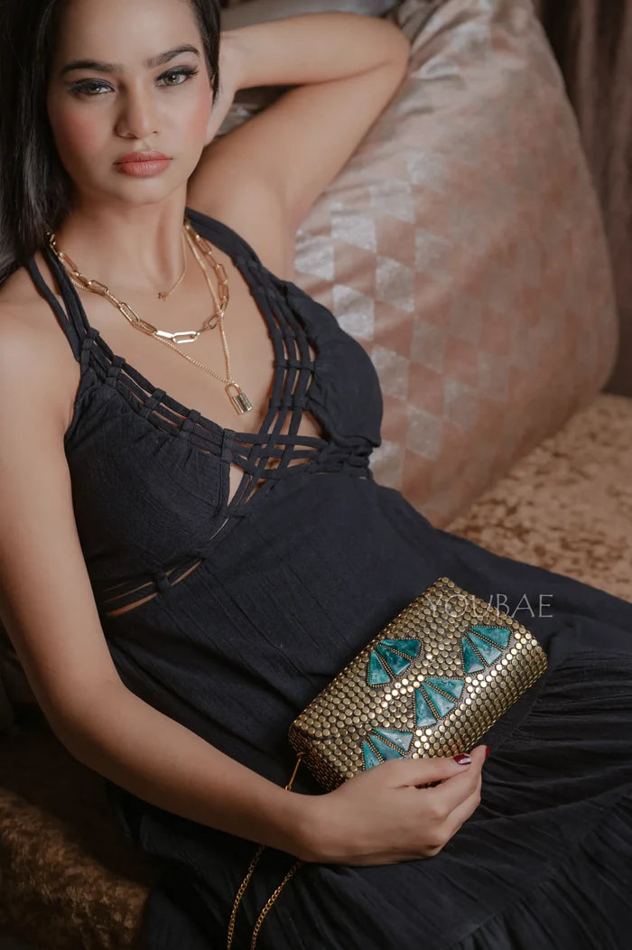 Adya Metal Sling Clutch