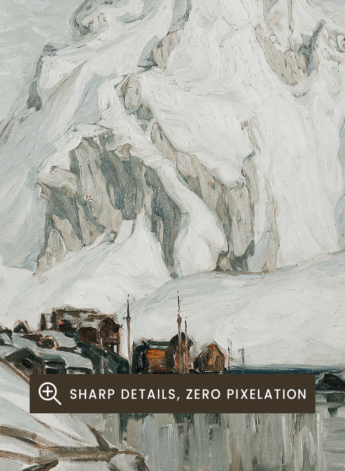 "After the Massacre. Study from North Norway" Art Print