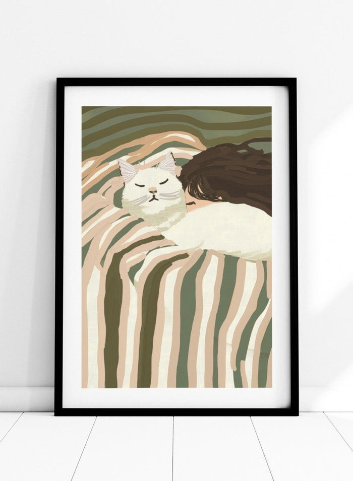 'Afternoon Nap' Aesthetic Art Print_Sugar & Canvas_Sugar & Canvas
