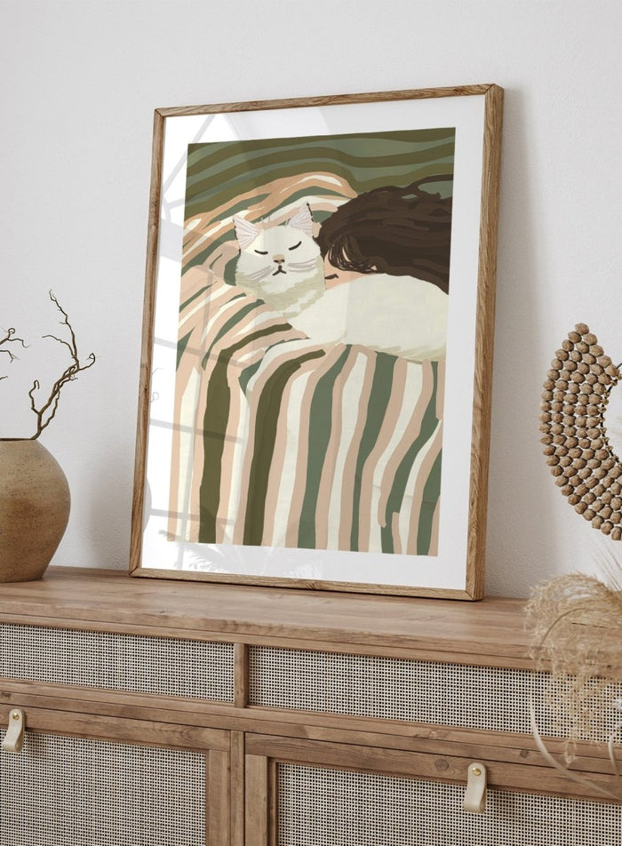 'Afternoon Nap' Aesthetic Art Print_Sugar & Canvas_Sugar & Canvas