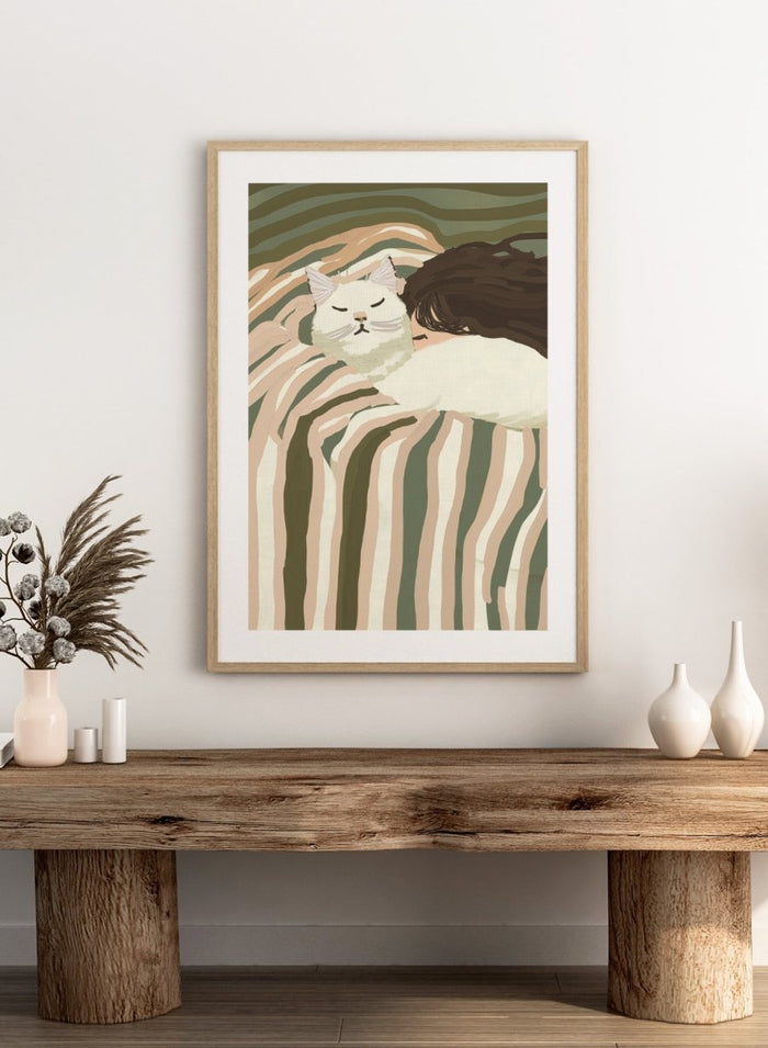 'Afternoon Nap' Aesthetic Art Print_Sugar & Canvas_Sugar & Canvas